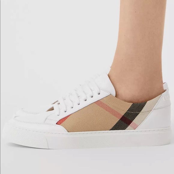 Burberry Shoes - Burberry Leather Sneakers
